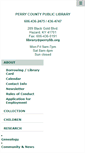 Mobile Screenshot of perrycountylibrary.org